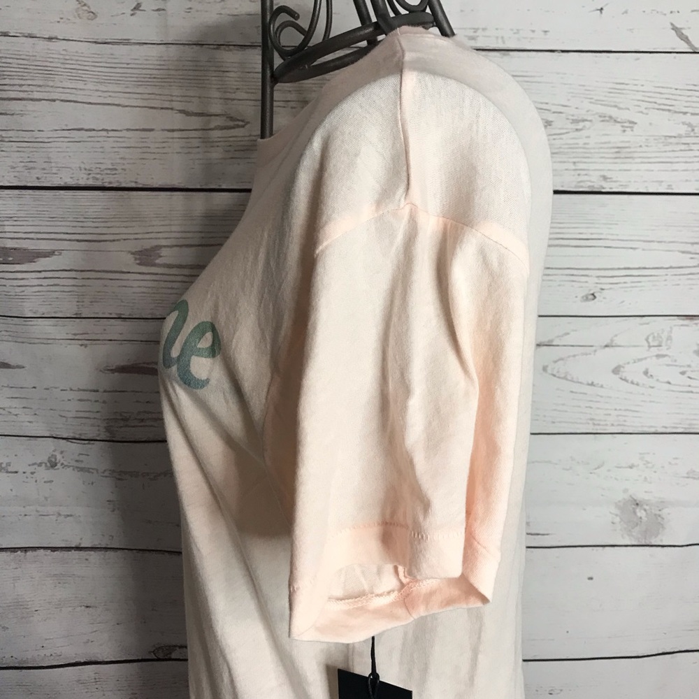 Wildfox Pink Salt Sunshine Baby Tee Size Small - Picture 5 of 9